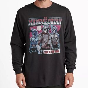 Junk Food Men's Star Wars Mandalorian Long Sleeve T-Shirt